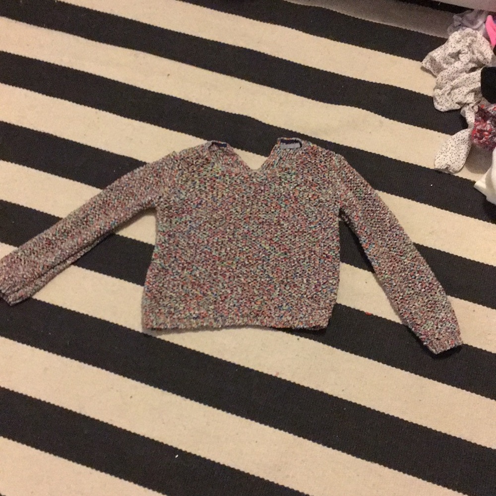 Rainbow sweater top